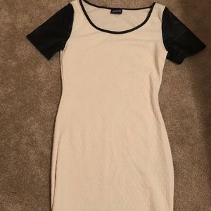 Textured White Dress